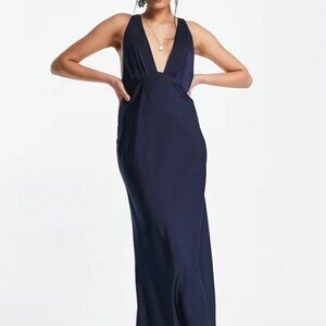 ASOS Navy Maxi Dress